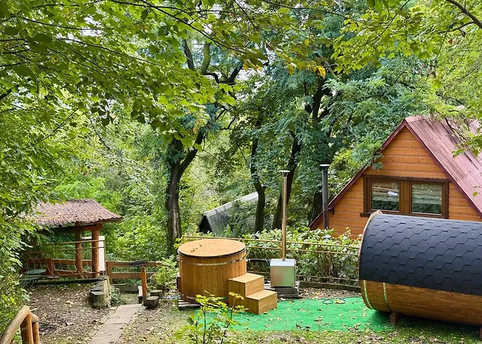 וילה Drewniany Zakatek - Z Sauna I Balia *