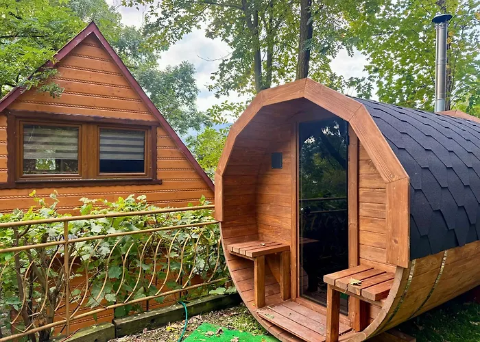 Drewniany Zakatek - Z Sauna I Balia * Międzybrodzie Bialskie